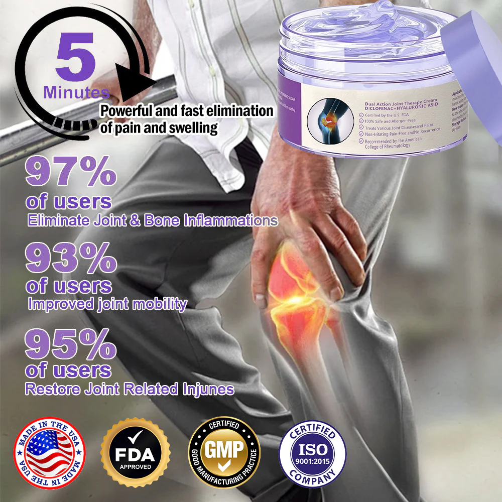 👩‍⚕️7 Day Rapid Joint & Bone Therapy Cream USA Orthopedics (AAOS) Approved