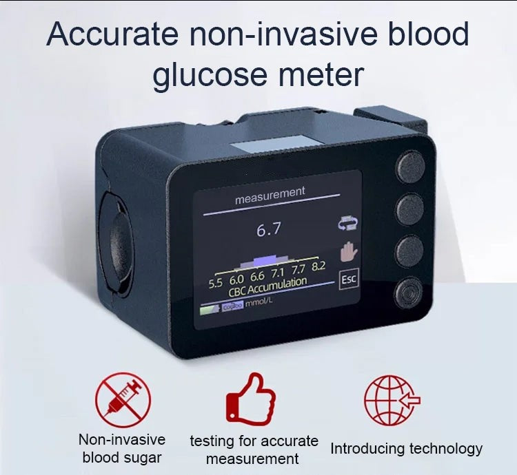 Advanced Non-Invasive GlucoseMonitor-99.9% Accuracy + Exclusive Gift ✅TGA Approved