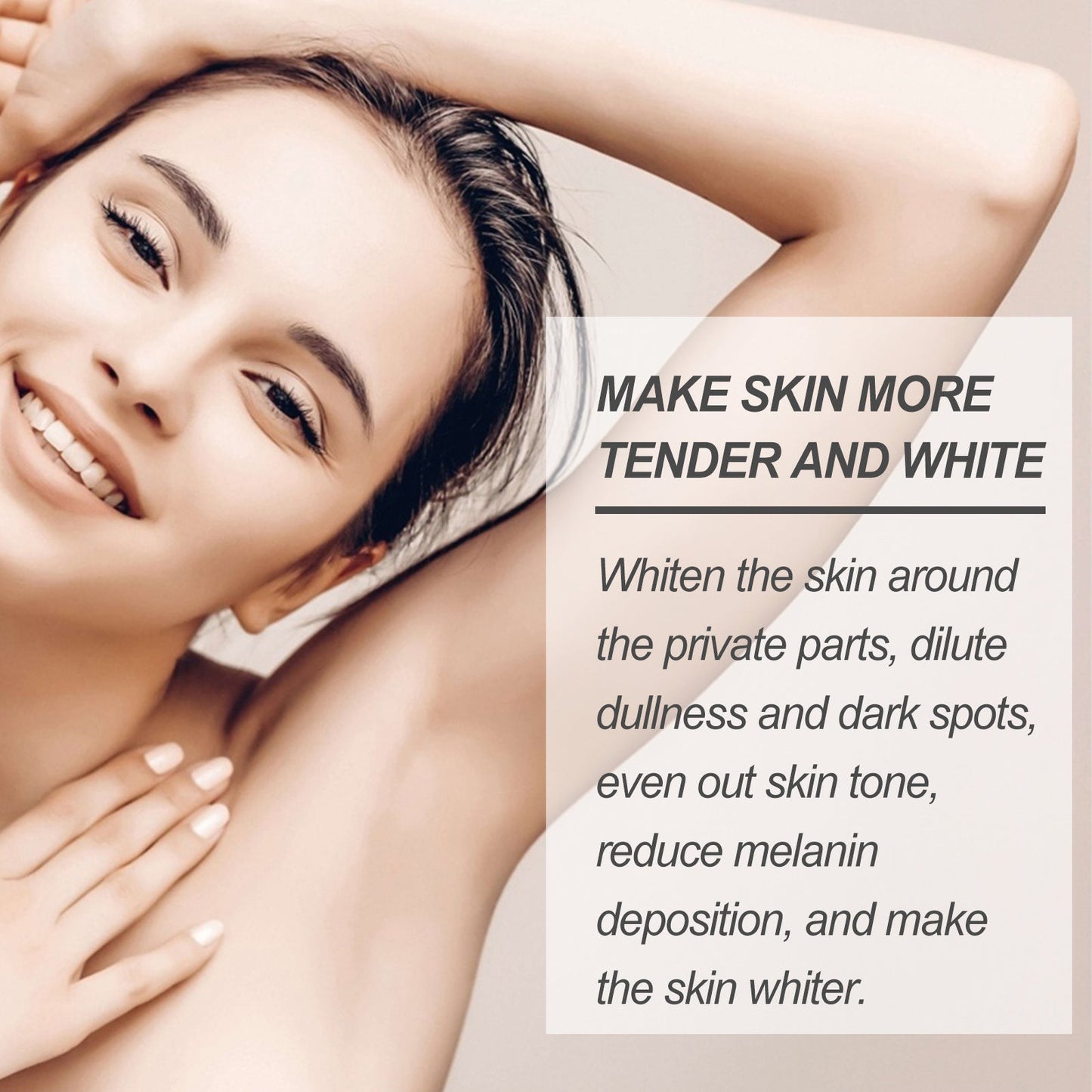 🥇Underarm and Thigh Care Cream - Reduces the appearance of skin on the inner sides of the underarms and thighs. Cleans, nourishes, brightens and cares for the skin.
